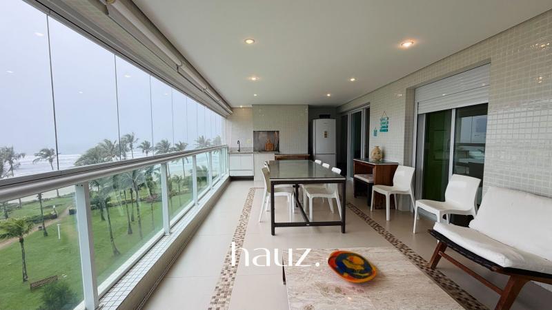 APARTAMENTO PÉ NA AREIA FRENTE MAR PARA LOCAÇÃO ANUAL COM 4 DORMITÓRIOS, 133M2, NA RIVIERA DE SÃO LOURENÇO/BERTIOGA – SP
