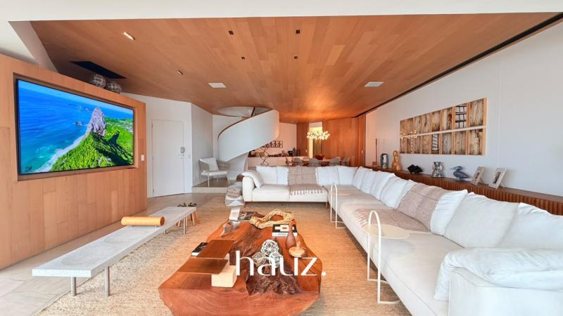 COBERTURA PÉ NA GRAMA FRENTE MAR À VENDA, COM 5 SUÍTES, 500M2, NA RIVIERA DE SÃO LOURENÇO/BERTIOGA SP